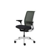 ราคา Modernform เก้าอี้เพื่อสุขภาพ Steelcase รุ่น THINK V2 พนักกลาง ขาขาว /ADJ.LUMBAR เบาะผ้า/พนักตาข่าย green/black (12463579)