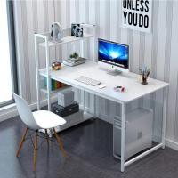 ราคา Homelove โต๊ะทำงาน โต๊ะคอม ขนาดใหญ่ รูปตัว L โต๊ะH 120x55 ขาว (12446392)