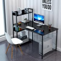 ราคา Homelove โต๊ะทำงาน โต๊ะคอม ขนาดใหญ่ รูปตัว L โต๊ะH 120x55 ดํา (12446393)