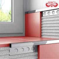 ราคา BARCO คิ้วกระเบื้องอลูมิเนียม โค้ง ยาว 2 เมตร 13 มิล สีดำด้าน (12429551)