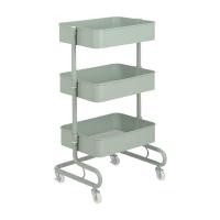 ราคา INDEX LIVING MALL ชั้นวางของ 3 ชั้น+ล้อ รุ่นเอลวิโร่ สีเขียว (12483403)