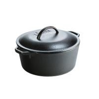 ราคา Lodge Cast Iron หม้อเหล็กหล่อสองหูพร้อมฝา 4.73ล./26.5ซม. L8DOL3 (12491790)