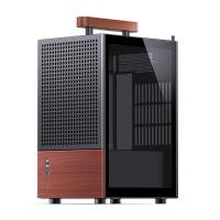 ราคา Jonsbo T6 Black Walnut Solid Wood & Aluminum **แถมพัดลม 2x120mm ARGB** Mini-Tower iTX Case (12528595)