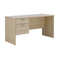 ราคา INDEX LIVING MALL โต๊ะทำงานขาไม้พร้อมลิ้นชัก รุ่นแอคทีฟ 150 ซม. สีคอร์นวอล โอ๊ค (12569992)