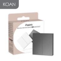 ราคา Aqara Wireless Remote Switch H1 [Double Rocker] Black (12579117)