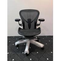 ราคา New Herman Miller Aeron Remastered Onyx Aluminum Size B M (10980200)
