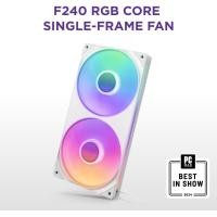 ราคา NZXT F240 RGB CORE 240mm Single-Frame RGB Fan : RF-U24HF-B1/RF-U24HF-W1 White สีขาว (12574498)