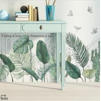 ราคา Sticker Life สติ๊กเกอร์ติดผนัง ลายดอกไม้ ต้นไม้ สติกเกอร์ 3D diy สติกเกอร์แต่งผนัง ถอดออกได้ วอลเปเปอร์ ติดกระจก A88 (01099) (12551716)