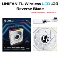 ราคา LIAN LI TL Wireless LCD 120 White Single Pack 1x120mm PWM FAN (12603642)
