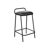 ราคา DunyaveeDesign เก้าอี้บาร์ มินิมอล สีดำล้วน ที่นั่งสูง 65cm. 75cm. Seat height 65 cm. (12633325)