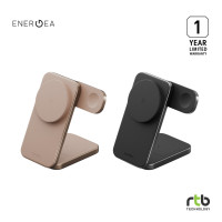 ราคา Energea MagTrio Plus แท่นชาร์จแม่เหล็กไร้สาย 3-in-1 มาตรฐาน Qi2 Wireless Charging Stand Gunmetal (12625603)