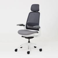ราคา Modernform Steelcase เก้าอี้ Ergonomic รุ่น Series1 พร้อมพนักพิงศีรษะ เบาะสีเทา พนักพิงหุ้มผ้าสีดำ เทา (12632666)
