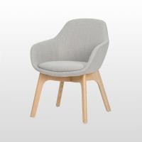 ราคา Modernform เก้าอี้อเนกประสงค์ SYS-CH02 ขาไม้จริง หุ้มผ้า/เทา (12633033)