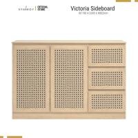 ราคา Tomato Home ตู้ลิ้นชัก Victoria Rattan sideboard กว้าง119ซม | พิมพ์ลายหวาย | คุณภาพส่งออกยุโรป TH-SB-VIC-02โอ๊คหวาย (12661962)