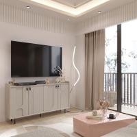 ราคา SB Design Square ชั้นวางทีวี ขนาด 150 ซม. รุ่น Lavique สีครีม (ความลึก 30 ซม.) (W150XD30XH80 cm) แบรนด์ SB FURNITURE (12625402)