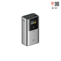 ราคา CUKTECH PB1055 แบตสำรอง 55W ขนาด 10000mAh ชาร์จเร็ว iPhone / Samsung มาตรฐาน CCC ขนาดเล็กพกพาง่าย มีสายคล้อง -1Y PB1055 สีเทา (12706633)