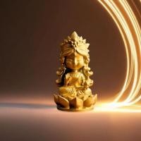 ราคา KAF พระแม่ลักษมี ปางประทานพร รุ่นทิพยธารา ผ่านการทำพิธีแล้ว สิริมงคลแห่งโชคลาภ ความมั่งคั่ง และความรุ่งเรือง AT-02 ทองศิริ (12721432)