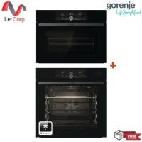 ราคา (Gorenje) เตาอบระบบเดียวติดตั้งฝัง BSA6747A04BGWI + เตาอบไมโครเวฟแบบคอมแพค BCM4547A10BG 45ซม. (12704056)