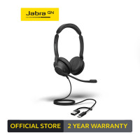 ราคา Jabra Evolve2 30 SE USB-C/A, MS Stereo หูฟังประชุมออนไลน์ มีสาย Wired Professional Headset (12715722)