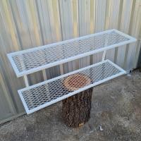 ราคา KADStudio ชั้นวางของติดผนังแบบตะแกรงเหล็ก ขนาด 99x25x35 สไตล์ลอฟท์ Loft ดำ หรือ Minimal ขาว [AD] สีขาว (12715835)