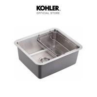 ราคา KOHLER Prologue 1 bowl kitchen sink อ่างล้างจานสแตนเลส 1 หลุม รุ่นโปรล็อก K-3884X-C-NA Normal (12683299)