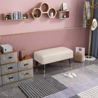 ราคา DUDEE เก้าอี้สตูลยาว 2 ที่นั่ง รุ่น SS-L ขนาดใหญ่ นั่งสบาย สไตล์นอร์ดิกทันสมัย สำหรับนั่งเล่น เปลี่ยนรองเท้า เก้าอี้มินิ SS-L สีครีมหนังPD,80*40*40 (12716924)