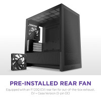 ราคา NZXT H3 FLOW Black (2025)**รองรับ Micro-ATX** Micro-ATX Airflow Case (12721734)
