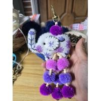 ราคา Wandee&Croวิสาหกิจชุมชนกลุ่มจักสานผักตบชวา จ.เชียงราย พวงกุญแจช้าง ผ้าพื้นเมืองและงานปักมือ 100% ชมพู (12749799)