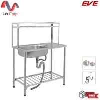 ราคา (Eve)ซิงค์ล้างจาน 1 หลุม 1 ที่พัก พร้อมขาตั้ง CRAFT TS 1000/500 (12687193)