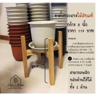 ราคา PuenBan ตะกร้าหวาย ตะกร้าสานจากหวายแท้ สำหรับเป็นกระถางต้นไม้หรือตะกร้าผ้า ขาตั้งไม้สัก 8 นิ้ว (12743602)