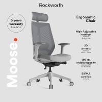 ราคา Rockworth เก้าอี้ทำงาน MOOSE Highback สีขาว (12743778)