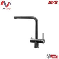 ราคา (Eve) ก๊อกน้ำอ่างล้างจาน ก๊อกน้ำ 3 ทาง ก๊อกน้ำผสมน้ำดื่ม TRINITY PLUS GUNMETAL EP (12687251)
