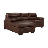 ราคา HOMEHUK โซฟาหนัง PVC L-shape รุ่นออสโม่ - สีน้ำตาลเข้ม ด้านขวา (12728951)