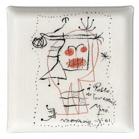 ราคา Jules Pansuถาดใส่ผลไม้รุ่น plateau-a-pablo-de-tout-coeur (Tray) (12731157)