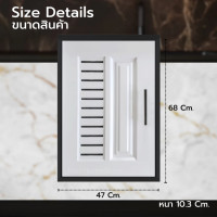 ราคา MAXHomeStore บานซิงค์คู่ สีขาว วงกบดำ มือจับดำ บานซิงค์คู่ บานซิงค์เดี่ยว บานแก๊ส บานเดี่ยว (12763706)