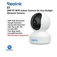 ราคา Reolink กล้องวงจรปิดไร้สาย E1 3MP PT WiFi Indoor Camera for Any Budget Person/Pet Detection (12764786)