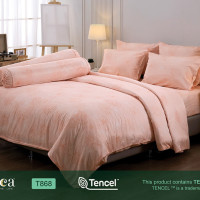 ราคา Jessica Tencel T868 พิมพ์ลาย เจสสิก้า ชุดเครื่องนอน ผ้าปูที่นอน ผ้านวม ลวดลายโดดเด่น ให้สัมผัสที่นุ่มลื่นดุจแพรไหม ชุด 5 ฟุต 5 ชิ้น (12785316)