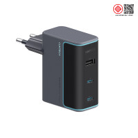 ราคา CUKTECH GaN3 AD1003T / AD1003 หัวชาร์จเร็ว 120W ชาร์จเร็จ 3 พอร์ต รองรับเทคโนโลยีชาร์จเร็ว -2Y AD1003T สีเทา (12785973)