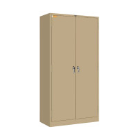 ราคา ตู้เก็บเอกสาร 2 บานเปิด มือจับบิด (มอก.) ไอคอนิค MLK-2M เหล็กหนา 0.5 มม. ครีม (12785995)