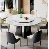 ราคา โต๊ะอาหารกลมท็อปหินเทียม 2 ชั้น สีขาว, หมุนได้ 360 องศา (เฉพาะโต๊ะเท่านั้น) (12786158)