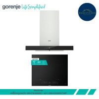 ราคา Gorenje เครื่องดูดควันชนิดติดผนัง WHT94XGB + เตาไฟฟ้าอินดักชั่น GI6432BSCWF (12771036)