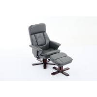 ราคา PULITO เก้าอี้พักผ่อนพร้อมที่วางขา รุ่น BAYLOR ขนาด 73x79-108x105.5 ซม. ที่วางขา ขนาด 47x41x41 ซม สีเทาเข้ม (12763349)