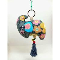 ราคา NineShop99 พวงกุญแจตุ๊กตาช้างเพ้นท์ คละลาย (12780342)