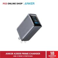 ราคา Anker A2688 Prime Charger USB-C 100W 3-Ports GaN หัวชาร์จ Fast Charger (PD) สําหรับ แล็ปท็อป / สมาร์ทโฟน (12768070)