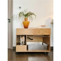 ราคา Kyotohaus ห้องน้ำแมวแบบมีแผงกันทราย ขนาดใหญ่ (12774944)