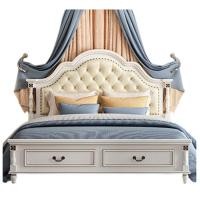 ราคา Choktavee เตียงเจ้าหญิง เตียงวินเทจ เตียงหลุยส์ รุ่น TOB-11658 สีครีม แชมเปญ 5ฟุต เตียงนอน (12767443)