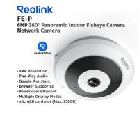 ราคา Reolink FE-P 6MP 360° Panoramic Indoor Fisheye PoE Camera with Built-in Siren & Two-Way Audio (12765027)