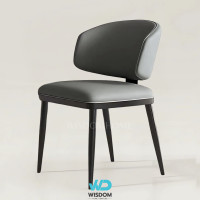 ราคา Wisdom Home เก้าอี้ทานอาหาร Dining Chair รุ่น Sleek ดำ สีเทา (12774174)