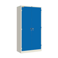 ราคา ตู้เก็บเอกสาร 2 บานเปิด มือจับบิด (มอก.) ไอคอนิค MLK-2M เหล็กหนา 0.5 มม. ขาว-น้ำเงิน (12786003)