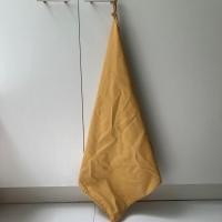 ราคา TiwaHandmade ผ้าเช็ดมือ ผ้าฝ้ายตารางในตัว แบบเรียบ มีหูห้อยซ่อนด้านหลัง น้ำตาล (12760703)